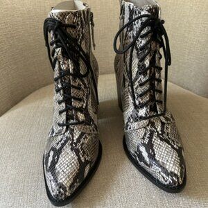 Linea Paolo Snakeskin Boots "Suri"